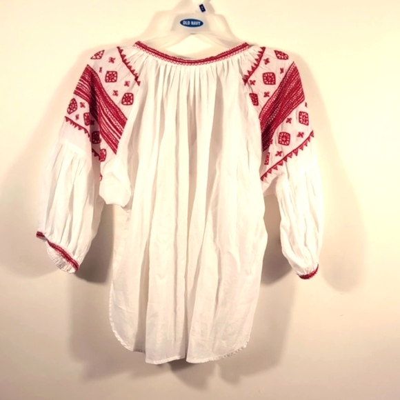 AlaMwar Salma Blouse Red Handmade Embroidery Size XL - Picture 11 of 15